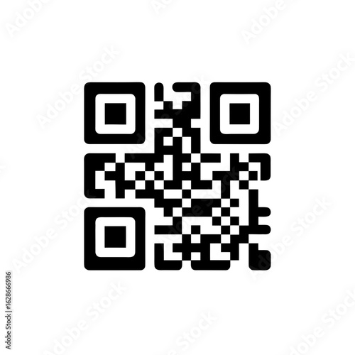 Q R Code With White Squares qr code barcode