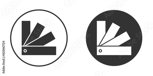 Swatch icon vector design and illustration, graphic design.
