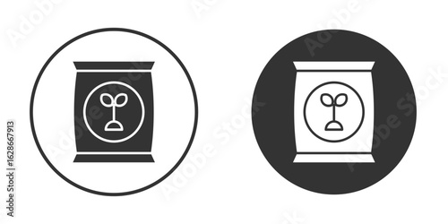 Fertilizer icon vector design and illustration, graphic design.