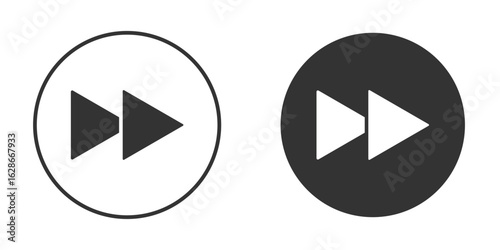 Fast forward icon vector design and illustration, graphic design.