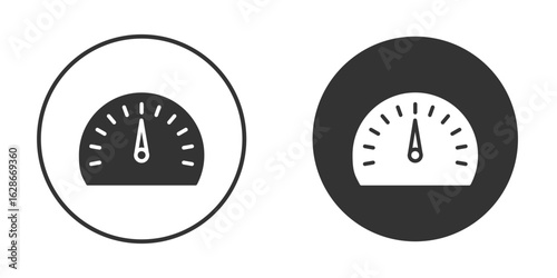 Speedometer icon vector design and illustration, graphic design.