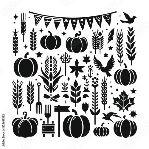 Harvest Festival Vector Design