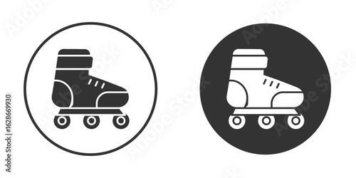 Roller skates icon vector design and illustration, graphic design.