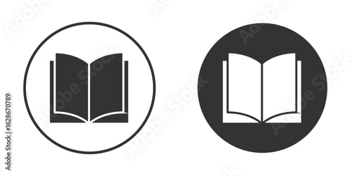 open book icon vector design and illustration, graphic design.