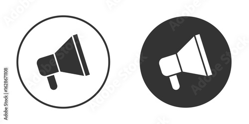 Megaphone icon vector design and illustration, graphic design.