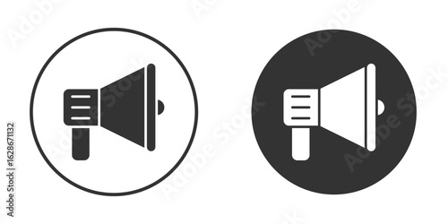 Megaphone icon vector design and illustration, graphic design.