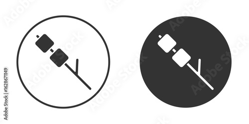 Marshmallow icon vector design and illustration, graphic design.