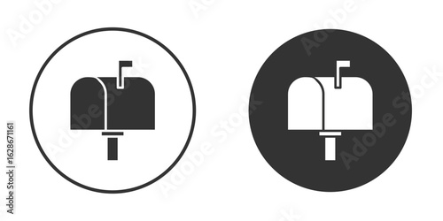 Mailbox icon vector design and illustration, graphic design.