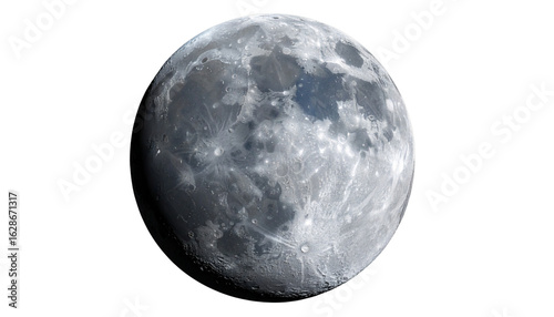 realistic moon top view png file FULL MOON