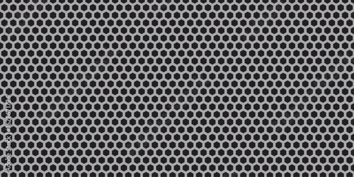 Abstract metallic grid texture with a dark steel mesh pattern