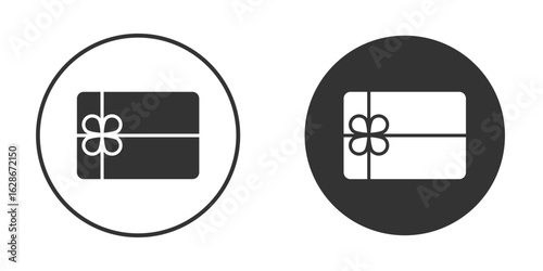 Gift card icon vector design and illustration, graphic design.