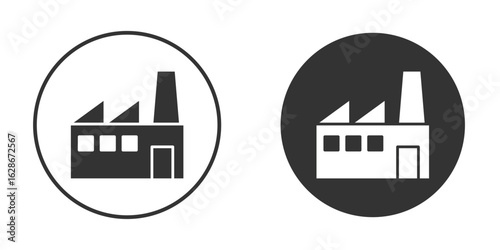 Factory icon vector design and illustration, graphic design.
