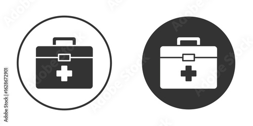 Doctor bag icon vector design and illustration, graphic design.