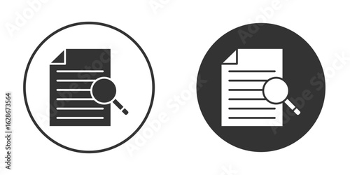 Case study icon vector design and illustration, graphic design.