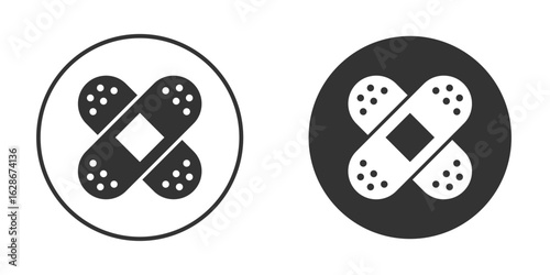 Bandage icon vector design and illustration, graphic design.