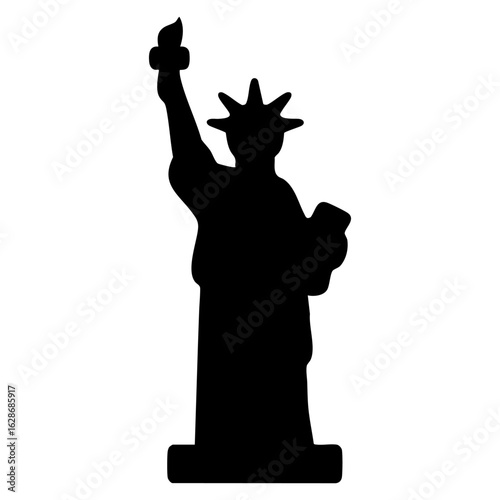 statue of liberty icon vector