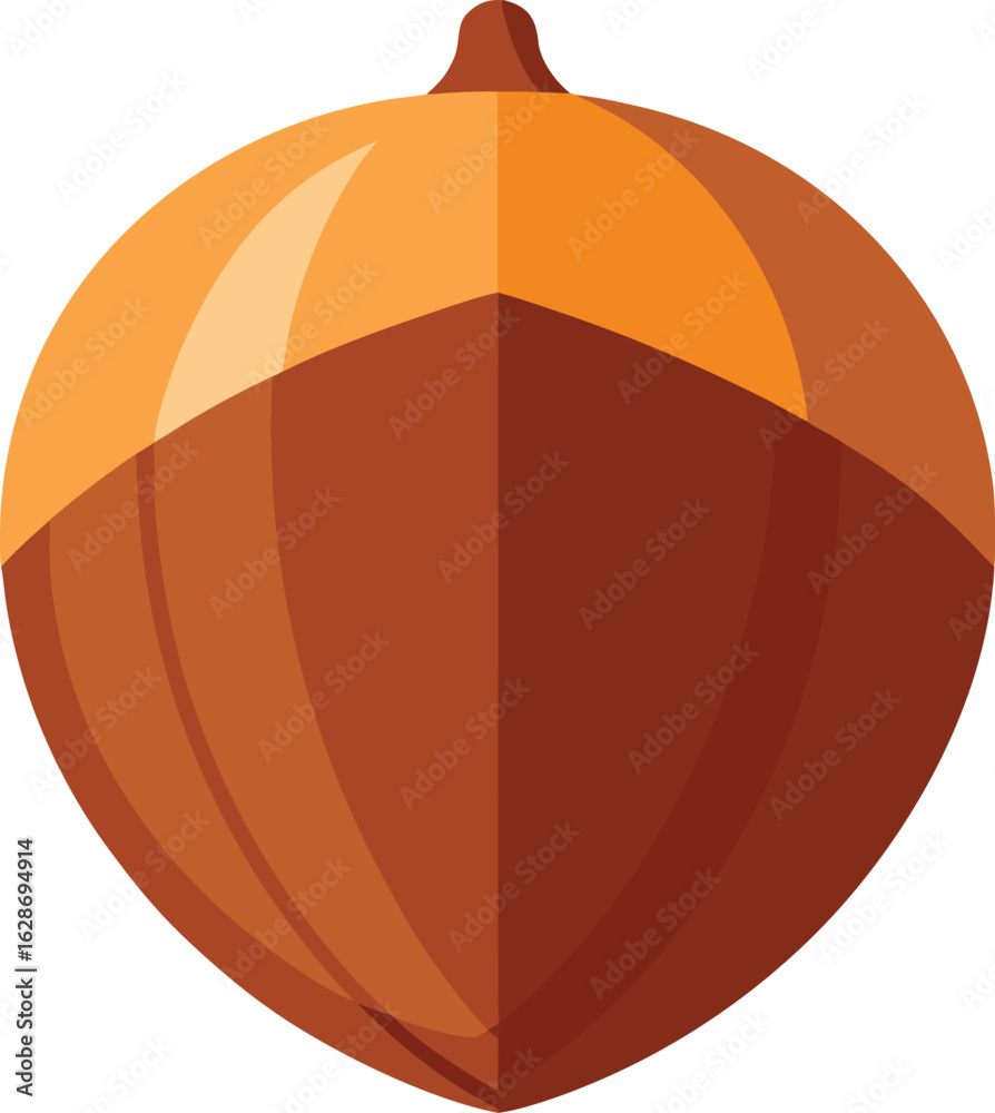 Fototapeta premium Plant Based Protein Sources Single Acorn Nut Autumn Harvest