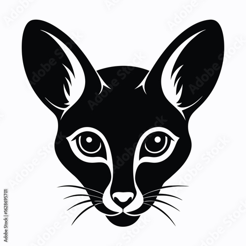 Australian Shepard logo silhouette design