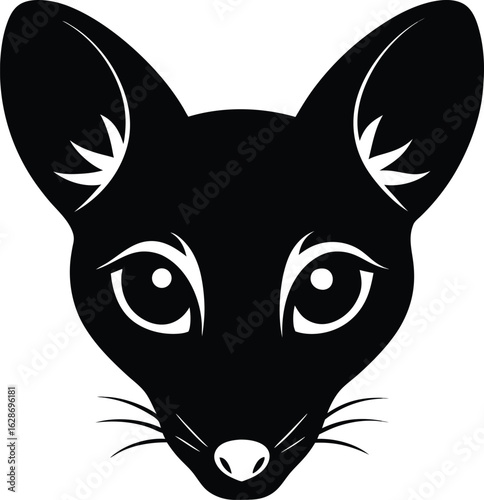 Australian Shepard logo silhouette design