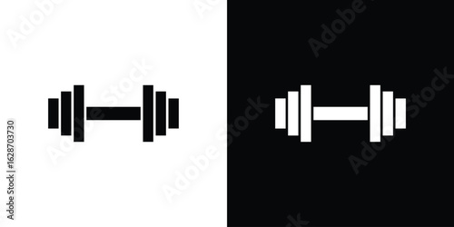 Gym icon flat vectors. set of silhouette vectors