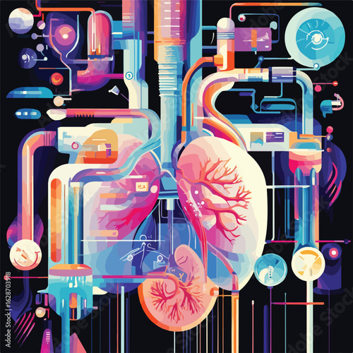 Advanced Lung Health Research Concept