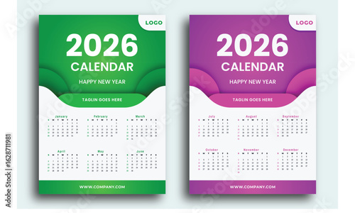 2026 Calendar flyer - Happy New Year Celebration