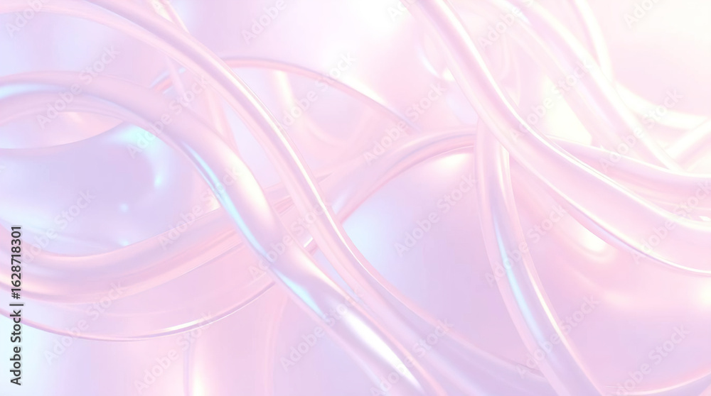 Fototapeta premium abstract, dynamic design created using 3D modeling techniques. shades of pink, purple and other colors