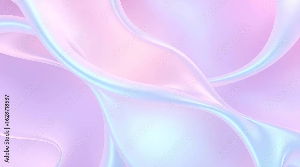 Obraz premium abstract, dynamic design created using 3D modeling techniques. shades of pink, purple and other colors