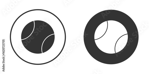 Tennis icon for your web mobile application design. Modern flat.