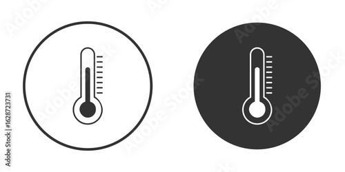 Temperature icon for your web mobile application design. Modern flat.