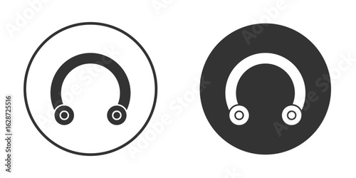 Piercing icon for your web mobile application design. Modern flat.