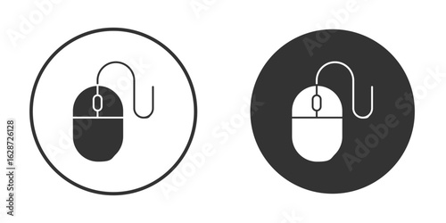 Mouse icon for your web mobile application design. Modern flat.