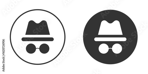 Incognito icon for your web mobile application design. Modern flat.