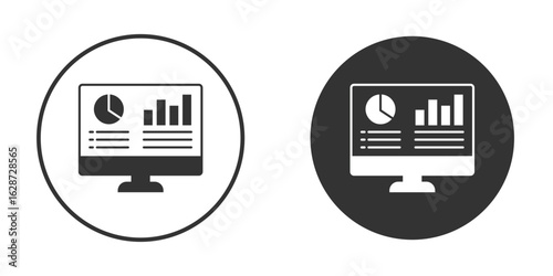 Dashboard icon for your web mobile application design. Modern flat.