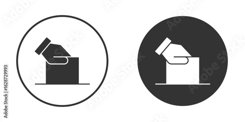 Ballot icon for your web mobile application design. Modern flat.