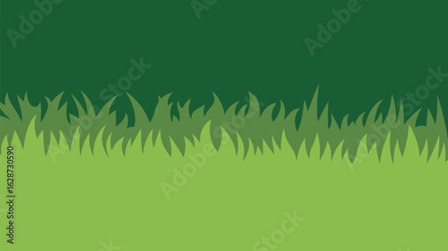 Vibrant green grass blades sway gently creating a natural, organic backdrop for your designs and projects