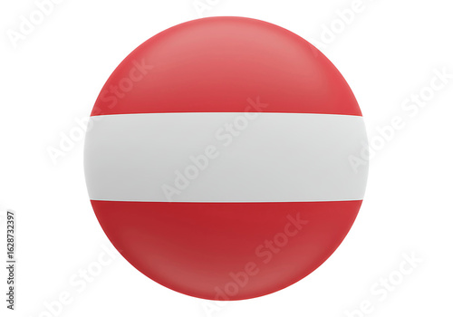 Easter egg with austrian flag design isolated on white background Free Download Easter egg with austrian flag design isolated on white background - GFXLoad