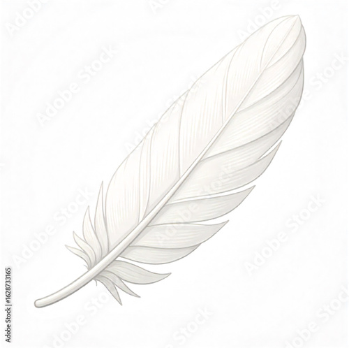 White feather