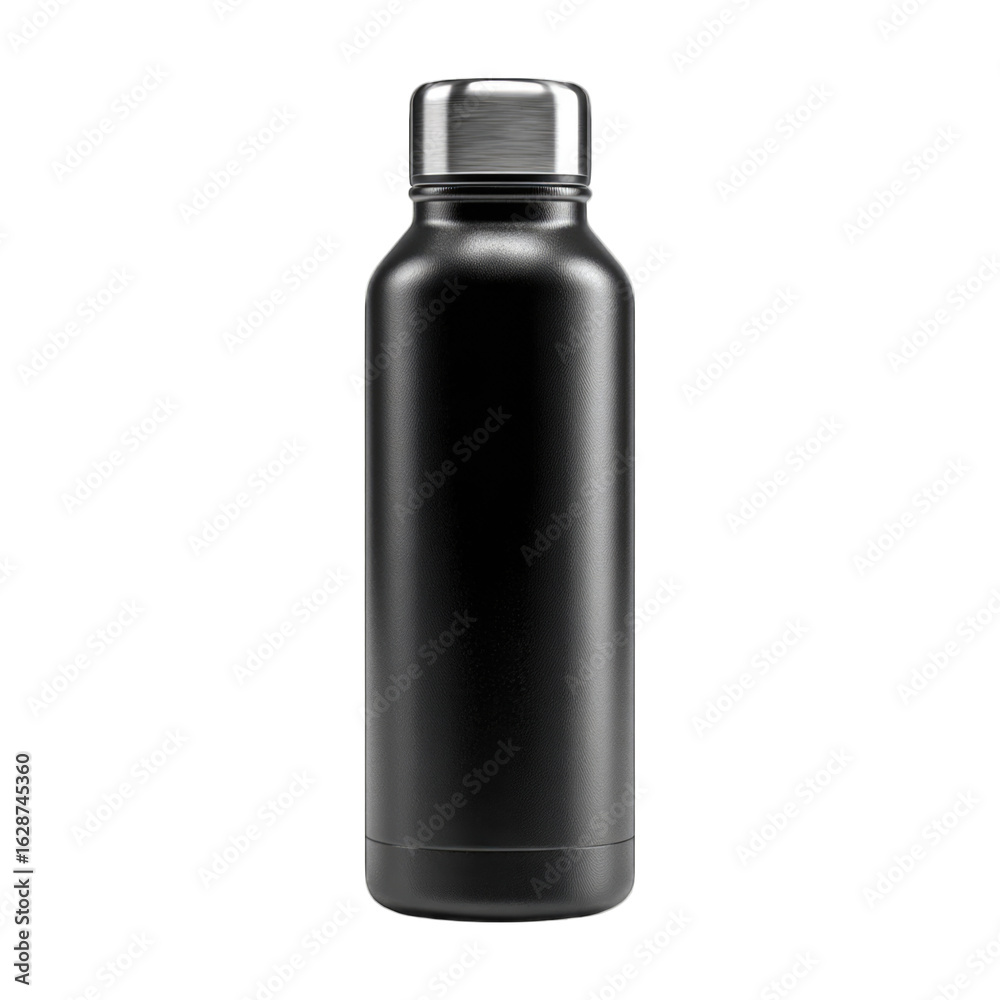 Sleek Black Insulated Water Bottle Product Photography for Marketing Sleek Black Insulated Water Bottle Product Photography for Marketing