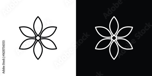 Neroli icon for app. Thin line signs.