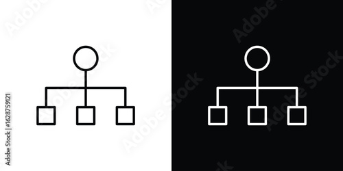 classification icon for app. Thin line signs.