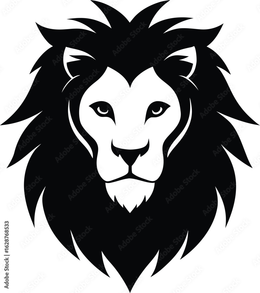 Obraz premium lion head vector