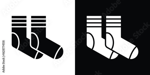 Women socks icon Illustration Pixel vector graphics - Vector.