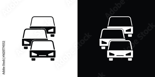 Trafic icon Illustration Pixel vector graphics - Vector.