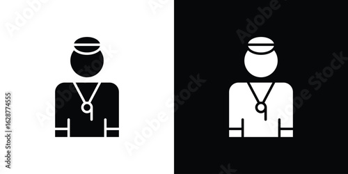 Trainer icon Illustration Pixel vector graphics - Vector.