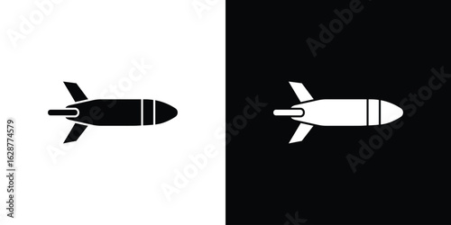 Torpedo icon Illustration Pixel vector graphics - Vector.