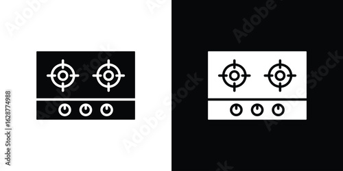 Stove icon Illustration Pixel vector graphics - Vector.