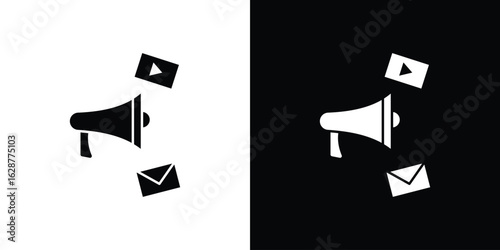 Social campaign icon Illustration Pixel vector graphics - Vector.