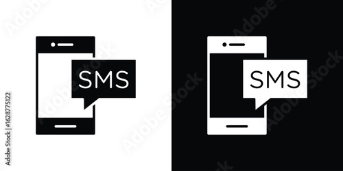 SMS icon Illustration Pixel vector graphics - Vector.
