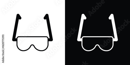 Safety glasses icon Illustration Pixel vector graphics - Vector.